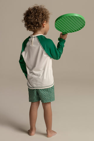 Îlot Colombia, Pantaloneta kids, Pantaloneta baño niño, Camiseta lycra, Verano, Playa