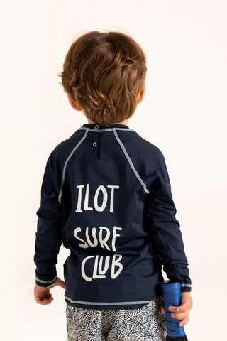 Îlot Colombia, Camiseta lycra kids azul, Verano, Playa, Ropa para niño