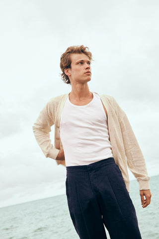 Îlot Colombia, Cárdigan y Pantalón, Verano, Playa, Ropa para hombre