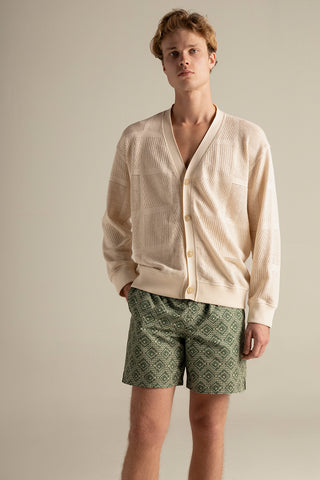 Îlot Colombia, Cárdigan y Pantaloneta, Verano, Playa, Ropa para hombre