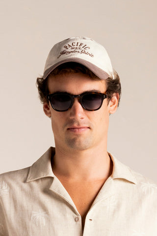 Gorra café para hombre — Îlot, Accesorio playa, Verano