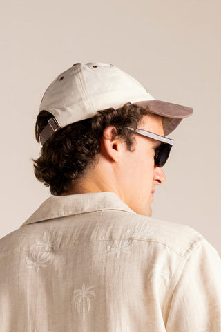 Gorra café para hombre — Îlot, Accesorio playa, Verano
