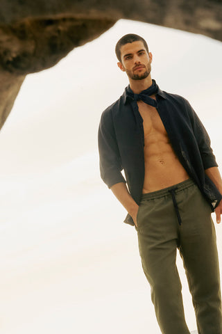 Îlot, Pantalón, Ref. PH47051, Hombre, Ilot, Lino, Pantalones, Ropa para hombre