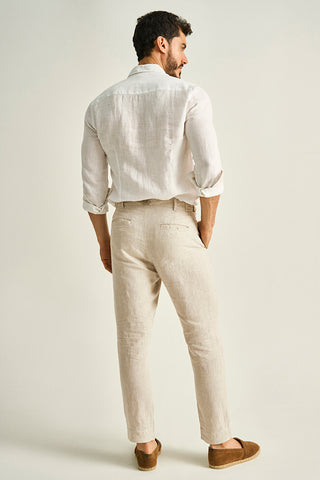 Îlot, Pantalón, PH38041, Lino, Pantalones