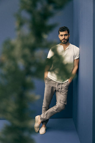 Îlot, Pantalón, PH40041, Lino, Pantalones