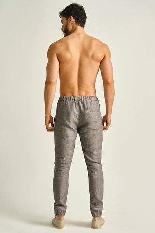 Îlot, Pantalón, PH40041, Lino, Pantalones