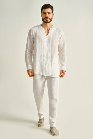 Îlot, Pantalón, PH41041, Lino, Pantalones