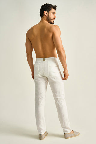 Îlot, Pantalón, PH41041, Lino, Pantalones