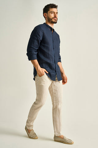 Îlot, Pantalón, PH42041, Lino, Pantalones