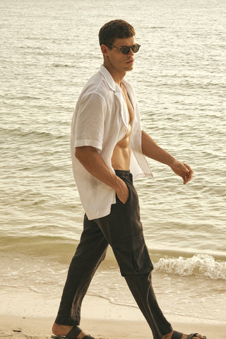 Îlot Colombia, Camisa, Ref. SH42052, Hombre/Ilot, Camisas, Pantalón, Ref. PH57053, Lino, Producto ECO, Ropa para hombre, Sandalias, Ref. AH39052