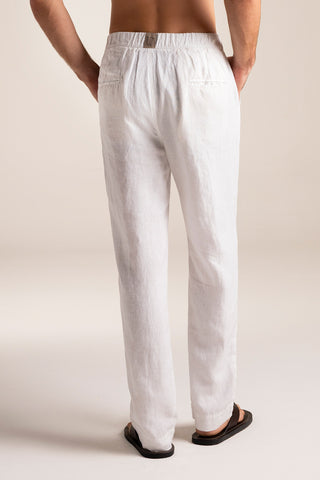 Pantalón Privé blanco para hombre — Îlot, Ropa de playa, Verano, Para toda ocasión