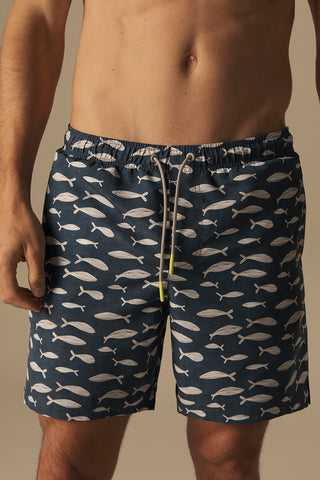 Îlot Colombia, Pantaloneta bahía, Ref. CH16052-MH16052-LH16052, Hombre/Ilot, Pantaloneta de baño, Pantalonetas, Producto ECO, Ropa playa hombre