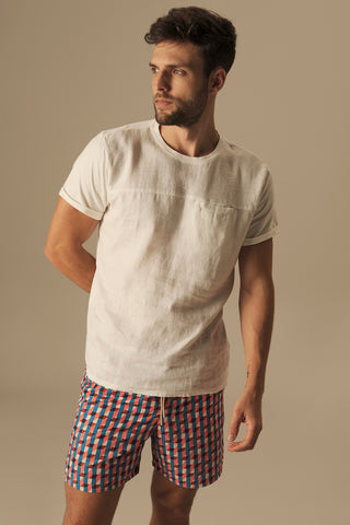 Îlot Colombia, Pantaloneta bahía, Ref. CH17052, Hombre/Ilot, Pantaloneta de baño, Pantalonetas, Producto ECO, Ropa para hombre, Camiseta, Ref. SH06001, Playa, Verano