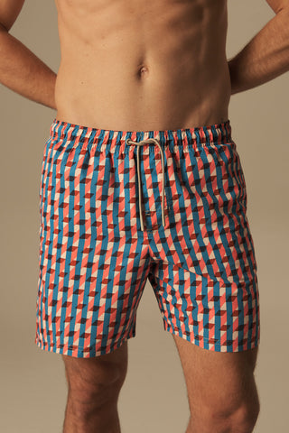 Îlot Colombia, Pantaloneta bahía, Ref. CH17052, Hombre/Ilot, Pantaloneta de baño, Pantalonetas, Producto ECO, Ropa para hombre, Playa, Verano