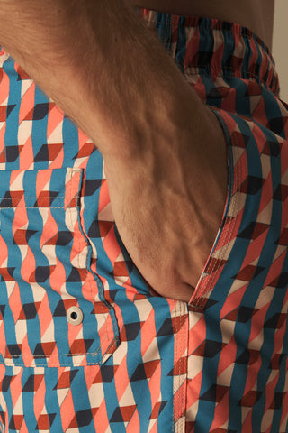 Îlot Colombia, Pantaloneta bahía, Ref. CH17052, Hombre/Ilot, Pantaloneta de baño, Pantalonetas, Producto ECO, Ropa para hombre, Playa, Verano