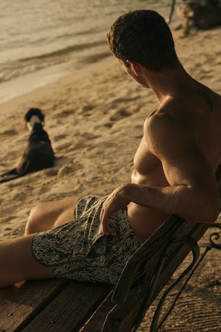 Îlot Colombia, Pantaloneta bahía, Ref. MH20052, Hombre/Ilot, Pantaloneta de baño, Pantalonetas, Producto ECO, Ropa para hombre, Playa, Verano