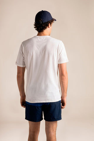 Camiseta Jamaica blanco y Pantaloneta baño para hombre — Îlot, Ropa de playa, Verano, Para toda ocasión