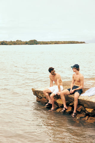 Îlot Colombia, Shorts costa, Shorts y Bermuda hombre, Verano, Playa, Ropa hombre, Sandalias
