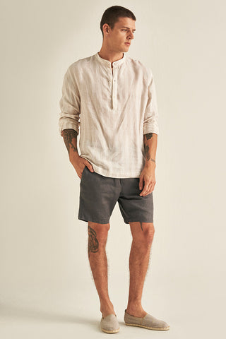 Bermuda gris para hombre — Îlot