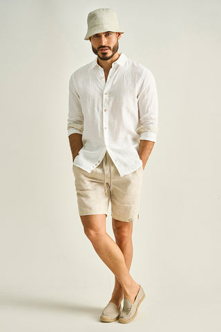 Îlot, Shorts, BH42041, Lino, Bermudas/Shorts