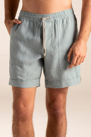Îlot Colombia, Shorts azul, Verano, Playa, Ropa para hombre