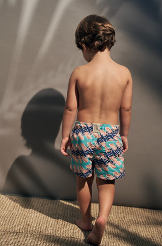 Pantaloneta multicolor para niño — Îlot