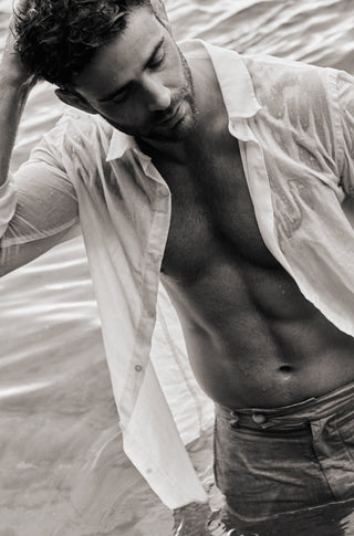 Camisa blanca para hombre — Îlot