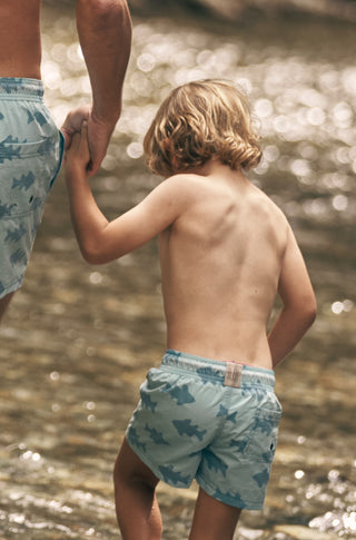 Pantaloneta azul para niño — Îlot