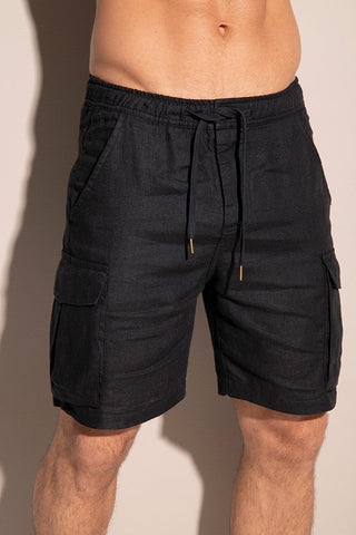 Bermuda negra para hombre — Îlot