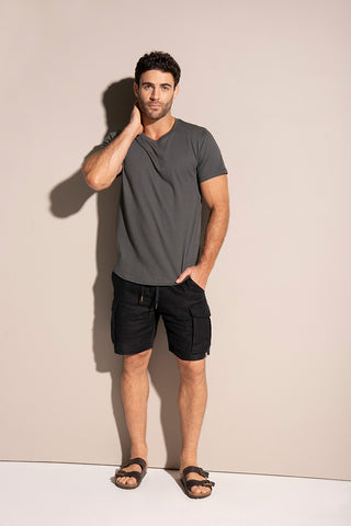 Bermuda negra para hombre — Îlot