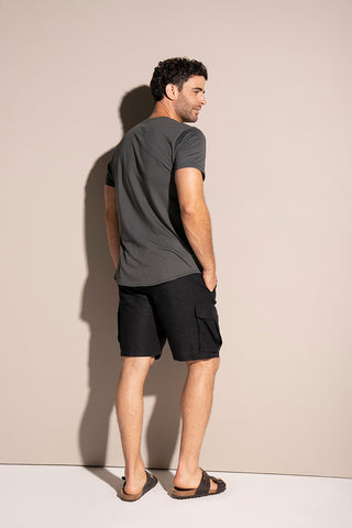 Bermuda negra para hombre — Îlot