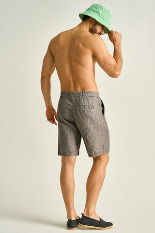 Îlot, Bermuda, BH40041, Lino, Bermudas/Shorts