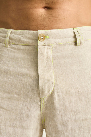 Îlot, Bermuda, BH43041, Lino, Bermudas/Shorts