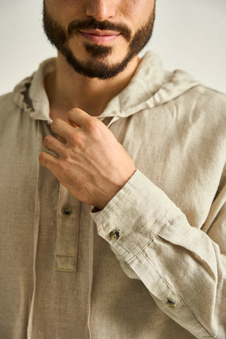 Îlot, Camibuso, SH72041, Lino, Camisas