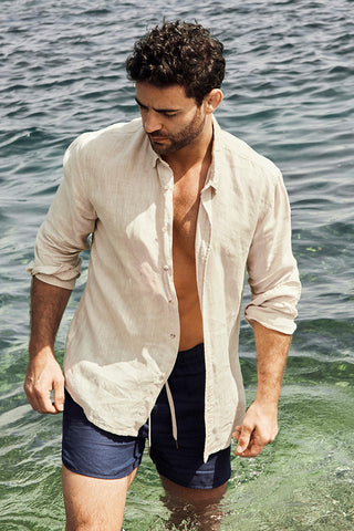Camisa café para hombre — Îlot