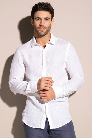 Camisa blanca para hombre — Îlot