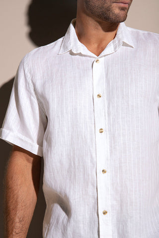 Camisa blanca para hombre — Îlot