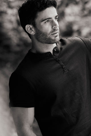Camiseta negra para hombre — Îlot
