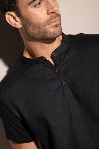 Camiseta negra para hombre — Îlot