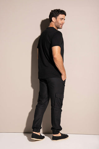 Camiseta negra para hombre — Îlot