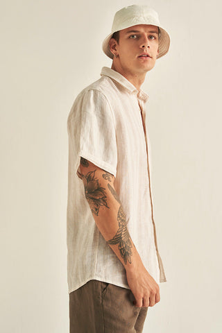 Camisa marfil para hombre — Îlot