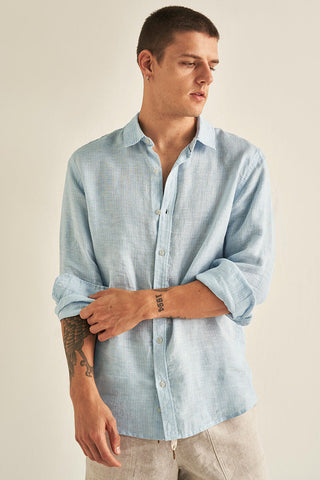 Camisa azul para hombre — Îlot