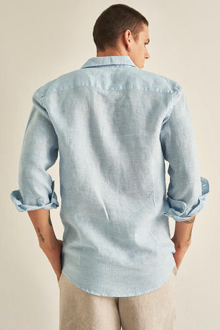 Camisa azul para hombre — Îlot