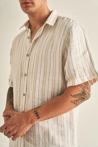 Camisa marfil para hombre — Îlot