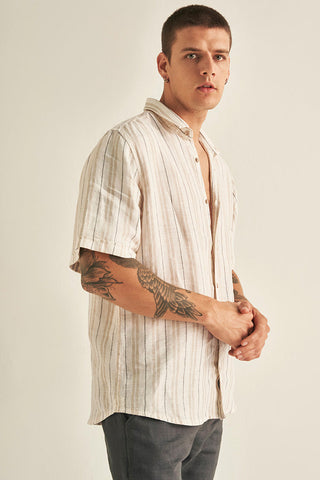 Camisa marfil para hombre — Îlot