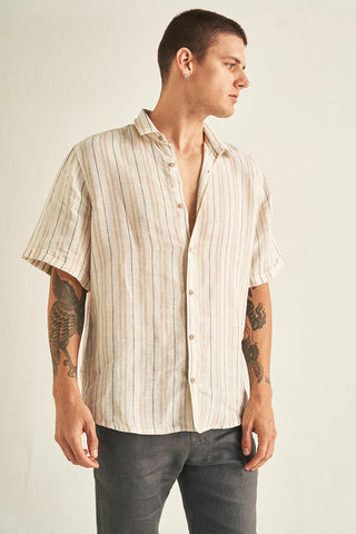 Camisa marfil para hombre — Îlot