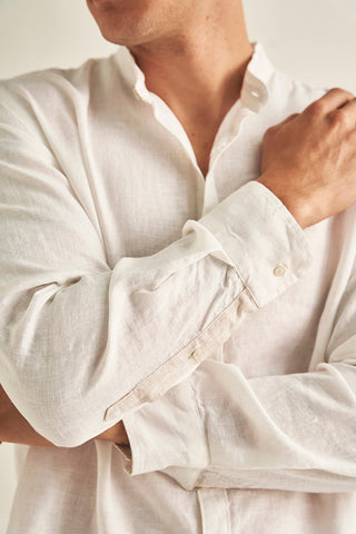 Camisa blanca para hombre — Îlot