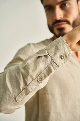 Îlot, Camisa, SH73041, Lino, Camisas