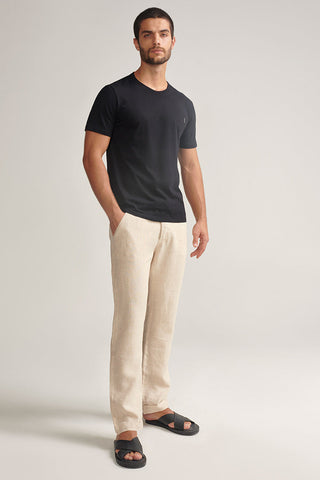 Îlot, Camiseta-SH14N42, Lino, Camisas