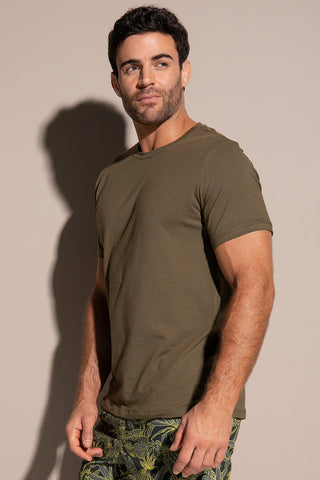 Camiseta verde para hombre — Îlot